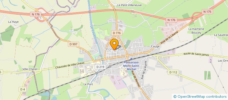 localisation de l'entreprise MONSIEUR DOMINIQUE PATIN-MEYER à PONTORSON