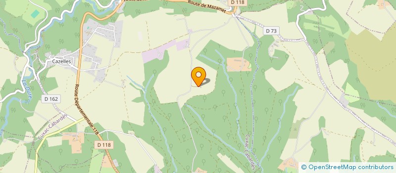 localisation de l'entreprise MONSIEUR DOMINIQUE PATTE  CUXAC-CABARDES