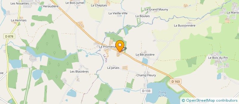 localisation de l'entreprise MONSIEUR DOMINIQUE PAUDOIS à VALLONS-DE-L'ERDRE