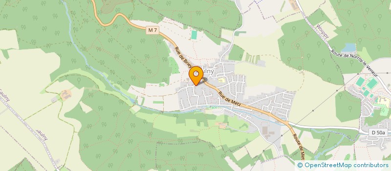 localisation de l'entreprise MONSIEUR DOMINIQUE PAUL  SAULNY