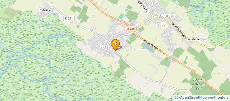 localisation de l'entreprise MONSIEUR DOMINIQUE PAUL  SAINT-JUST-LUZAC