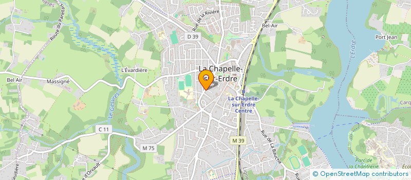 localisation de l'entreprise MONSIEUR DOMINIQUE PAUL  LA CHAPELLE-SUR-ERDRE