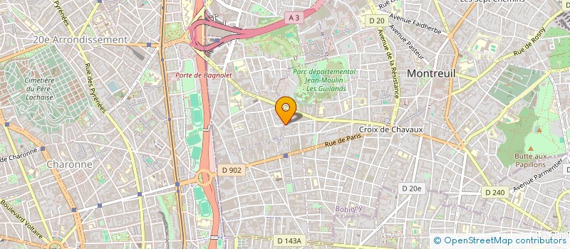 localisation de l'entreprise MONSIEUR DOMINIQUE PAUL-DUBOIS-TAINE à MONTREUIL