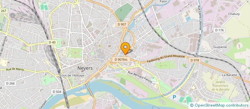 localisation de l'entreprise MONSIEUR DOMINIQUE PAVAT à NEVERS