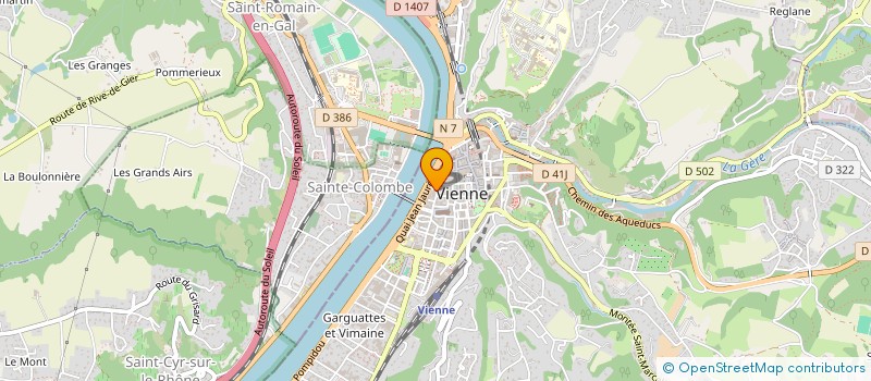 localisation de l'entreprise MONSIEUR DOMINIQUE PAYA à VIENNE