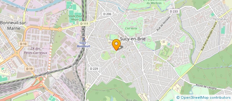 localisation de l'entreprise MONSIEUR DOMINIQUE PEKER  SUCY-EN-BRIE