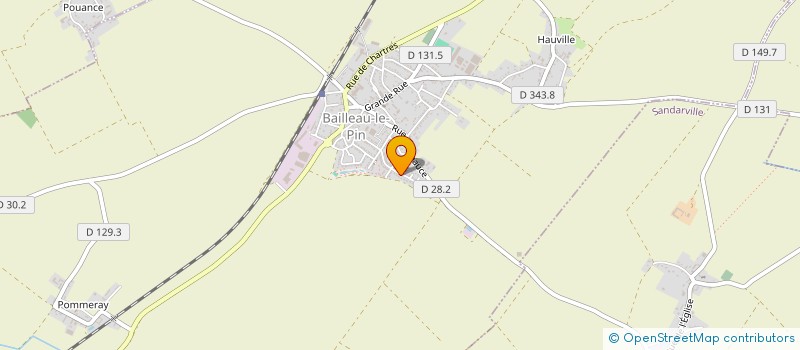 localisation de l'entreprise MONSIEUR DOMINIQUE PELLETIER à BAILLEAU-LE-PIN