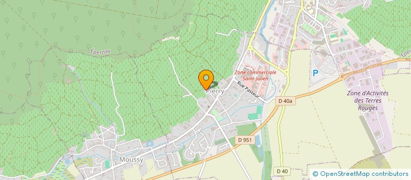 localisation de l'entreprise MONSIEUR DOMINIQUE PELTIER  PIERRY