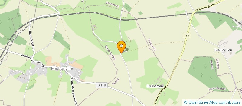 localisation de l'entreprise MONSIEUR DOMINIQUE PELTIER  BOSC-BORDEL