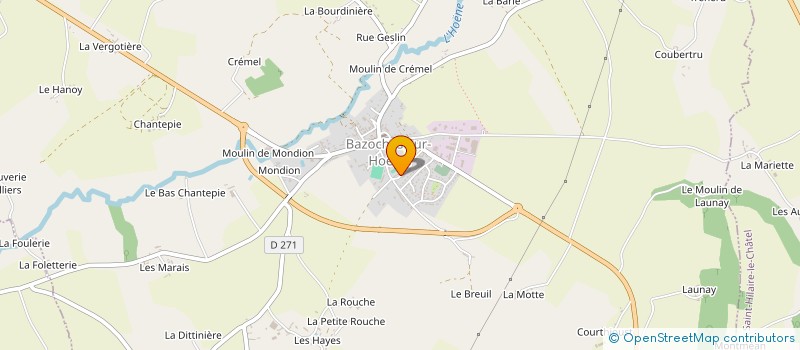 localisation de l'entreprise MONSIEUR DOMINIQUE PEREIRA - FERNANDES à BAZOCHES-SUR-HOENE