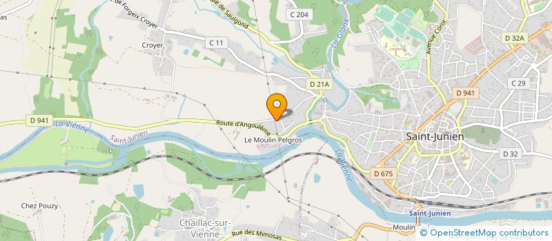 localisation de l'entreprise MONSIEUR DOMINIQUE PEREIRA LOPES à SAINT-JUNIEN