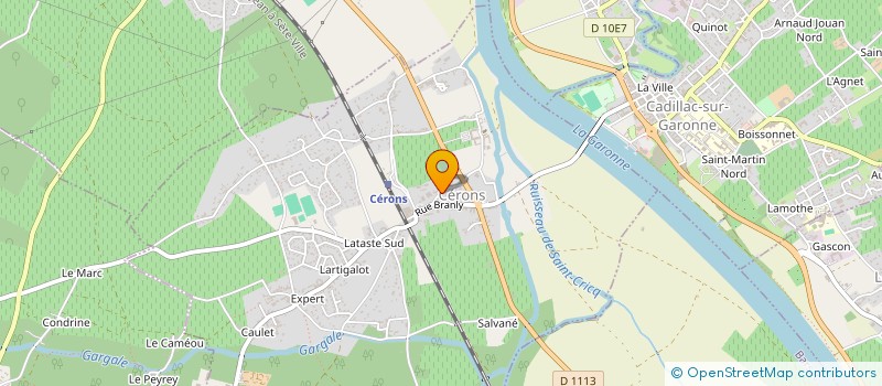 localisation de l'entreprise MONSIEUR DOMINIQUE PEREZ à CERONS