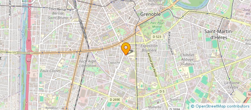 localisation de l'entreprise MONSIEUR DOMINIQUE PEREZ  GRENOBLE