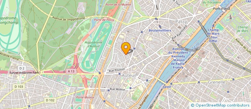 localisation de l'entreprise MONSIEUR DOMINIQUE PERIER  PARIS