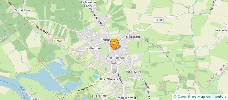 localisation de l'entreprise MONSIEUR DOMINIQUE PERNIN à OUROUX-SUR-SAONE