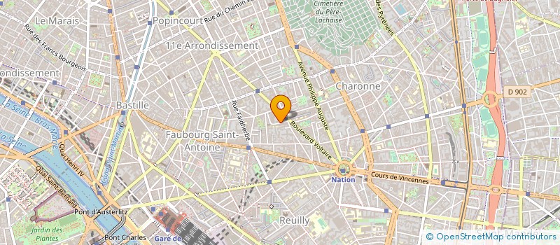 localisation de l'entreprise MONSIEUR DOMINIQUE PERRAULT à PARIS
