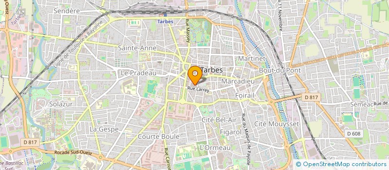 localisation de l'entreprise MONSIEUR DOMINIQUE PERRET à TARBES