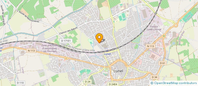 localisation de l'entreprise MONSIEUR DOMINIQUE PERRIGUEY  LUNEL