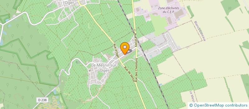 localisation de l'entreprise MONSIEUR DOMINIQUE PERTOIS  LE MESNIL-SUR-OGER