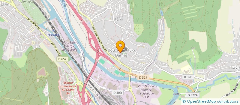 localisation de l'entreprise MONSIEUR DOMINIQUE PETIT  BOUXIERES-AUX-DAMES