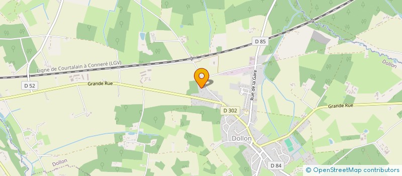 localisation de l'entreprise MONSIEUR DOMINIQUE PETIT  DOLLON