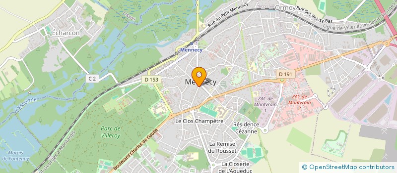 localisation de l'entreprise MONSIEUR DOMINIQUE PEVERI à MENNECY