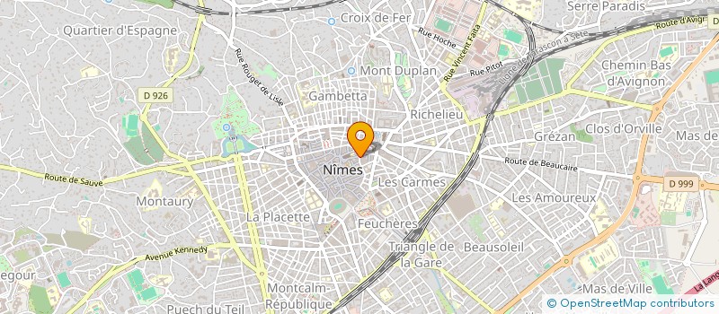 localisation de l'entreprise MONSIEUR DOMINIQUE PEYRONNIER  NIMES