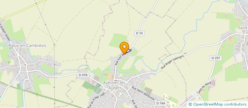 localisation de l'entreprise MONSIEUR DOMINIQUE PEZIN  AVESNES-LES-AUBERT