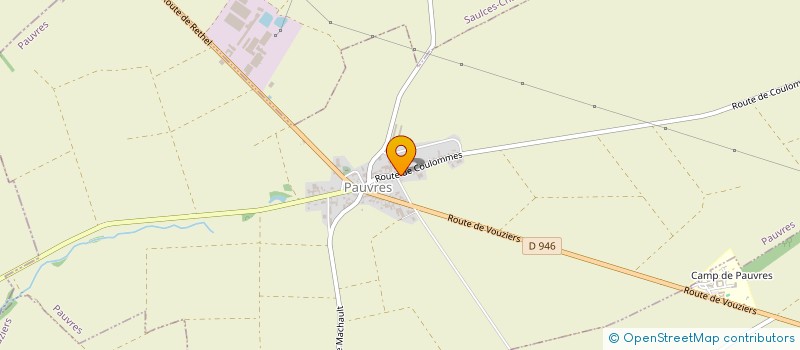 localisation de l'entreprise MONSIEUR DOMINIQUE PHILIPPOTEAUX  PAUVRES