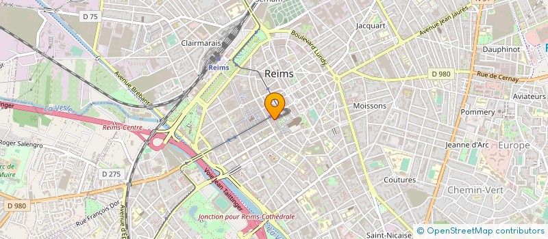 localisation de l'entreprise MONSIEUR DOMINIQUE PIAT  REIMS