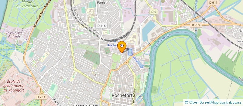 localisation de l'entreprise MONSIEUR DOMINIQUE PIAZZA  ROCHEFORT