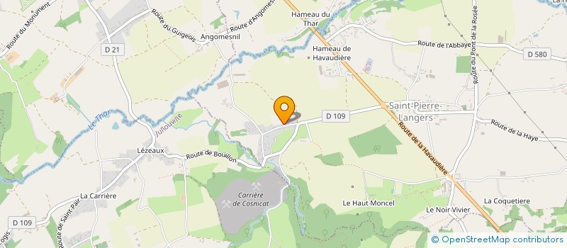 localisation de l'entreprise MONSIEUR DOMINIQUE PIBOIN  SAINT-PIERRE-LANGERS