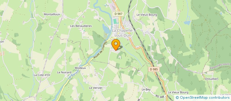 localisation de l'entreprise MONSIEUR DOMINIQUE PICHARD à LA CHAPELLE-SOUS-DUN