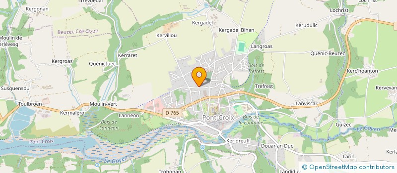 localisation de l'entreprise MONSIEUR DOMINIQUE PICHAVANT  PONT-CROIX