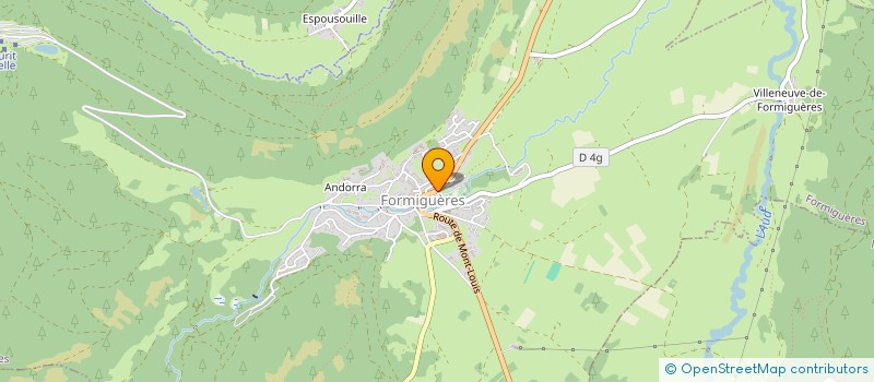 localisation de l'entreprise MONSIEUR DOMINIQUE PICHEYRE  FORMIGUERES