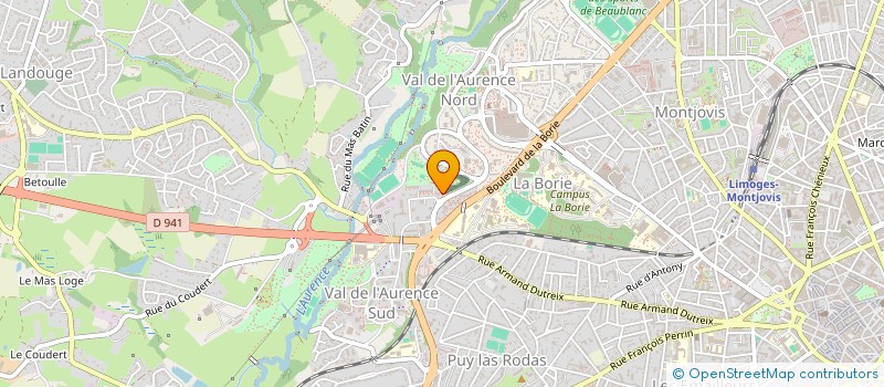 localisation de l'entreprise MONSIEUR DOMINIQUE PIEN à LIMOGES