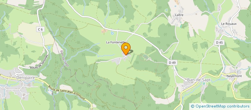 localisation de l'entreprise MONSIEUR DOMINIQUE PIERRAT à BAN-DE-SAPT