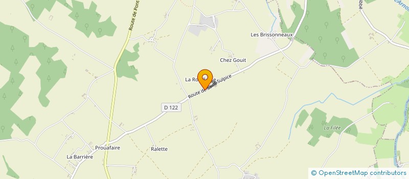 localisation de l'entreprise MONSIEUR DOMINIQUE PIERRE  SAINTE-GEMME