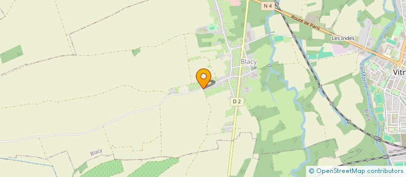 localisation de l'entreprise MONSIEUR DOMINIQUE PIERRE  BLACY