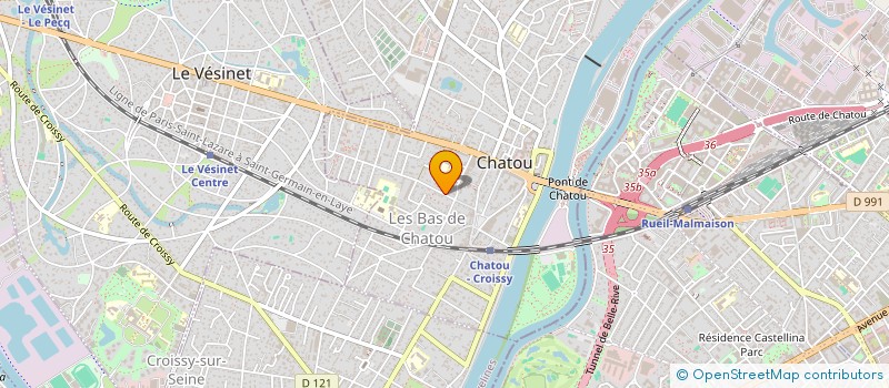 localisation de l'entreprise MONSIEUR DOMINIQUE PIETTE  CHATOU