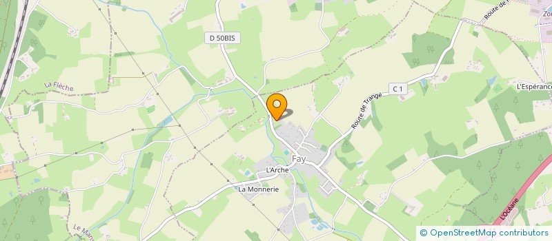 localisation de l'entreprise MONSIEUR DOMINIQUE PIGNARD  FAY