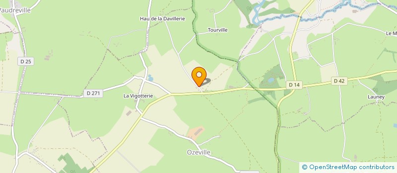 localisation de l'entreprise MONSIEUR DOMINIQUE PIGOUCHET  OZEVILLE