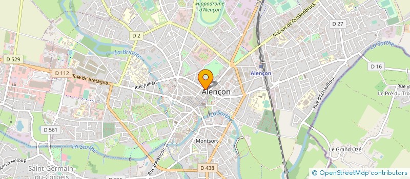 localisation de l'entreprise MONSIEUR DOMINIQUE PILLAERT à ALENCON