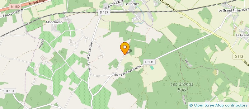 localisation de l'entreprise MONSIEUR DOMINIQUE PILLET  SAINTES