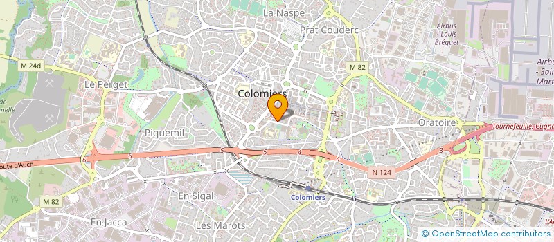 localisation de l'entreprise MONSIEUR DOMINIQUE PINAULT à COLOMIERS