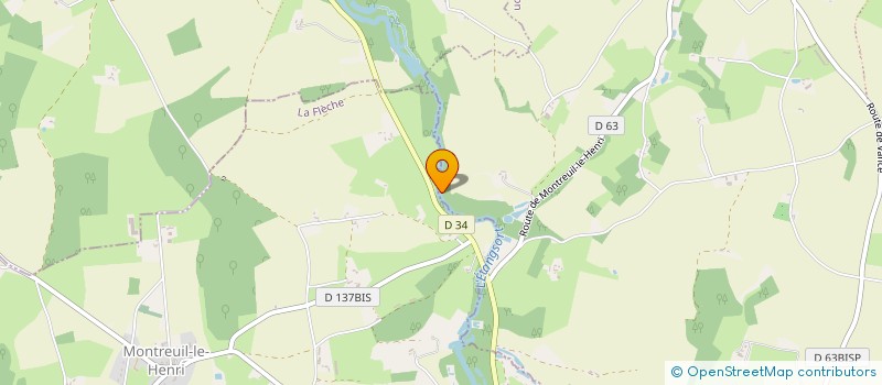 localisation de l'entreprise MONSIEUR DOMINIQUE PINEAU  VILLAINES SOUS LUCE