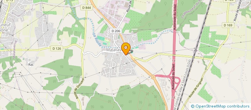 localisation de l'entreprise MONSIEUR DOMINIQUE PINELLI  MALATAVERNE