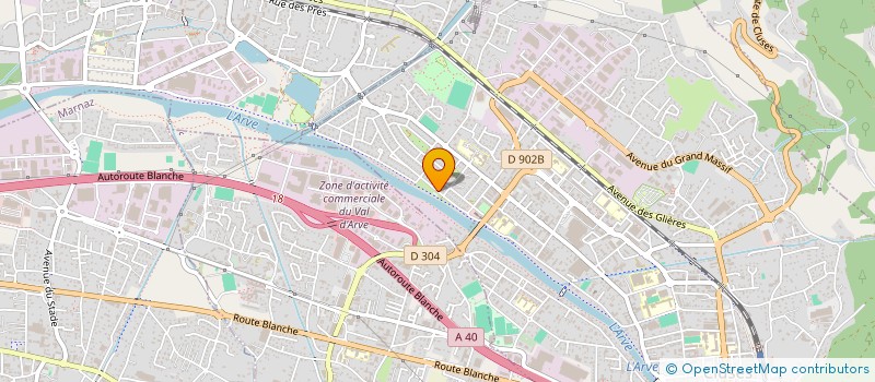 localisation de l'entreprise MONSIEUR DOMINIQUE PINGET  CLUSES