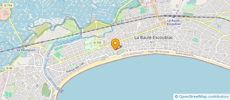 localisation de l'entreprise MONSIEUR DOMINIQUE PIPON à LA BAULE-ESCOUBLAC