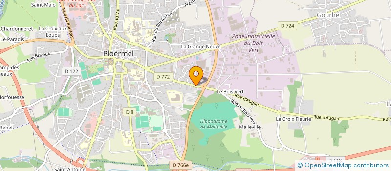 localisation de l'entreprise MONSIEUR DOMINIQUE PIQUEE  PLOERMEL